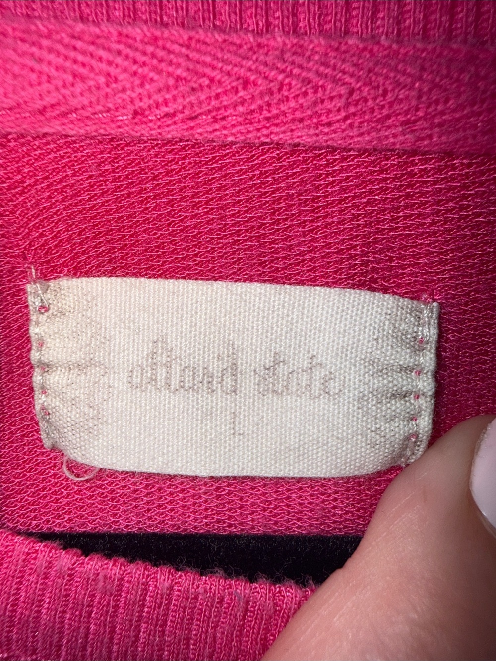 Altar'd State Bright Hot Pink Crewneck Sweatshirt - Picture 2 of 4